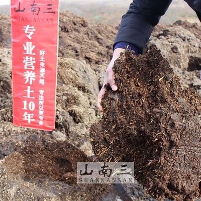 德国购天然纯泥炭土 草炭土 营养土腐殖土黑土种花土种植土花土腐