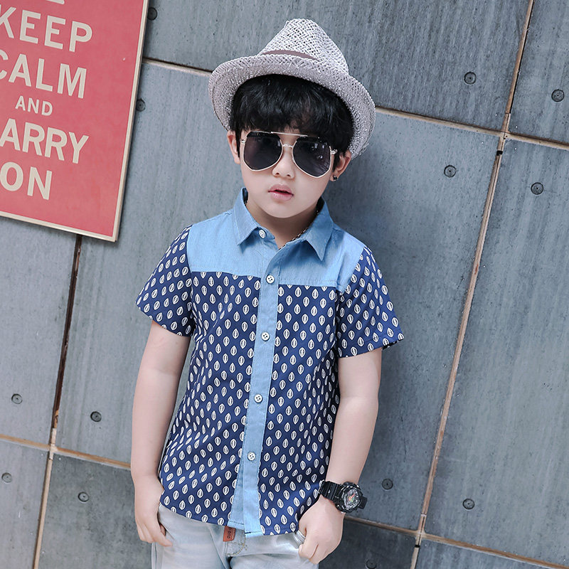 Chemise garcon à manche courte - Ref 2077526 Image 4