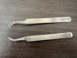 Dumont镊子0209-7-PO ted pella镊子527 弯头镊子0.07*0.03mm