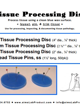 AIMS带固定针组织解剖盘TPIW 实验室动物解剖皿带蜡固定针