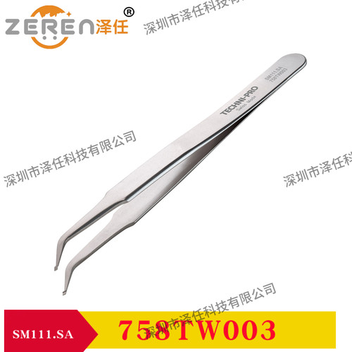 techni-pro镊子758TW003 瑞士进口SMD镊子SM111.SA  插针夹持镊子