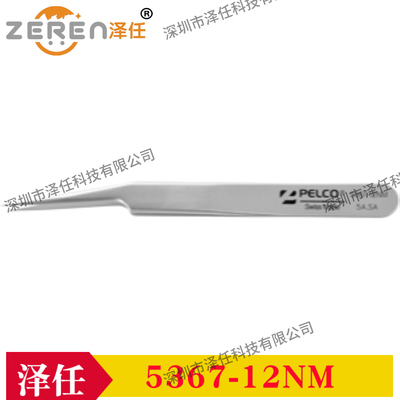 tedpella镊子5367-12NM 瑞士抗磁精细不锈钢尖头镊子5A.SA
