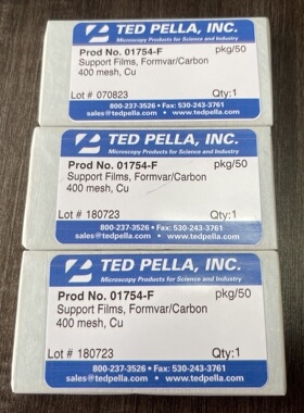 ted pella碳支持膜01754-F  400目碳支持膜50片装 Support Films