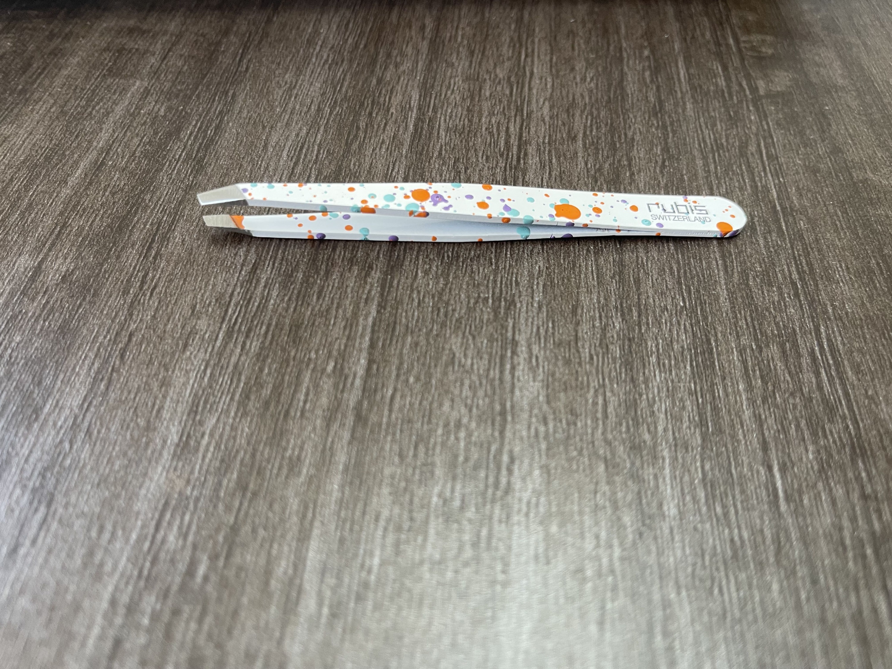 瑞士Rubis眉夹1K105AP 锋利斜口眉夹 眉毛钳 进口拔毛钳 进口眉钳