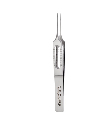 FST镊子11090-09Mirror Finish Suture Tying Forceps with teeth