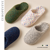 羊羔绒厚底棉拖鞋 女秋冬天居家用学生情侣室内防滑毛绒保暖棉拖鞋