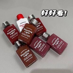 HERORANGE~涟光琉彩镜面唇釉水润保湿持久不易沾杯水光嘟嘟唇唇彩