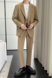 假两件ins轻熟风2024秋冬宽松潮流休闲男士西装西服套装TZ10P260，男装西服套装，电商A222（原电商A231）