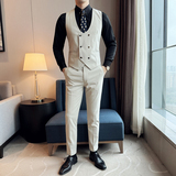 2024春季新ins英伦风潮流修身商务马甲男套装背心礼服Q220P155，男装背心/马甲，电商A222（原电商A231）
