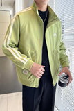 店主ins轻熟2024秋季新宽松两杠刺绣潮男士夹克外套6808P125，男装夹克，电商A222（原电商A231）