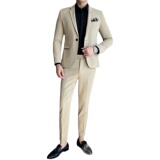 ins修身英伦2024秋季新精致韩版潮流西装西服套装礼服Q09P255，男装西服套装，电商A222（原电商A231）
