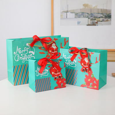 圣诞节礼品袋 手提袋 平安夜手提袋苹果袋子 糖果盒子袋子