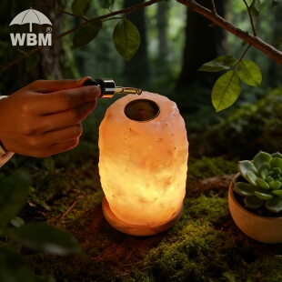 天然玫瑰盐石香薰灯喜马拉雅香薰石摆件无火香薰助睡眠北欧轻奢盐