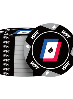 WPT官方赛事专用系列德州陶瓷筹码高端专业德扑有无面值43mm牌币