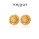 复古稻花纹设计珍珠镶嵌耳环 DAYS 呼呼专享 FOR