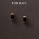 FOR 精致高级感竹节C形耳钉 DAYS