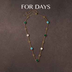 项链 25SS山茶花日月星辰长款 FOR DAYS