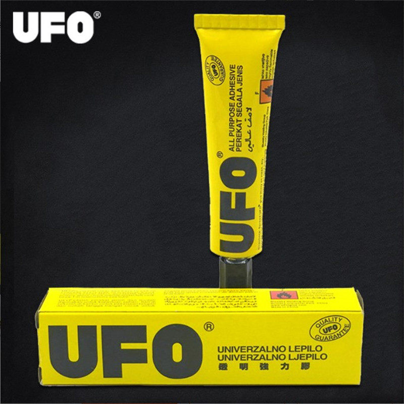 ufo万能胶diy小屋模型布料真丝花粘铁丝胶35ml学生手工制作液体胶