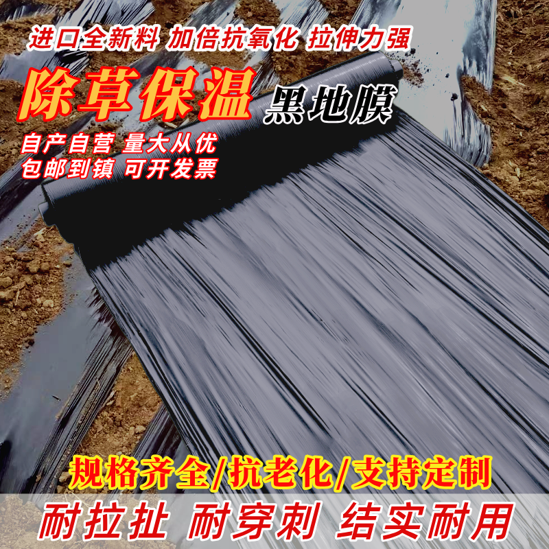 农用黑地膜保温防草保护地膜