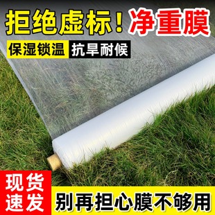 净重白地膜农用种植种菜专用塑料薄膜防草拱棚膜保温育苗保湿加厚
