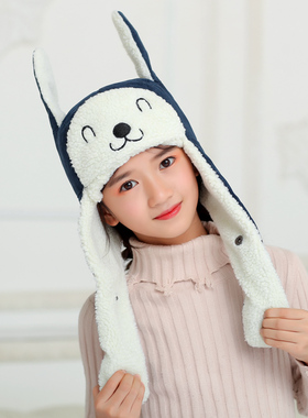 抖音加厚保暖帽子女网红雷锋帽