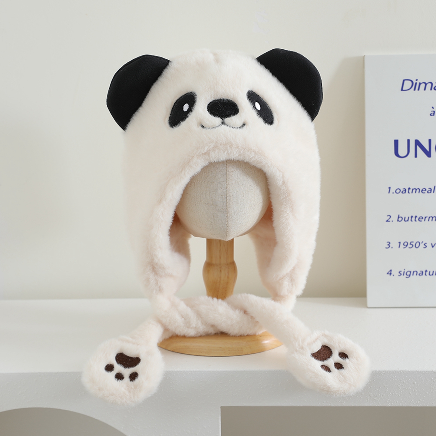 儿童帽子围巾一体冬季保暖帽