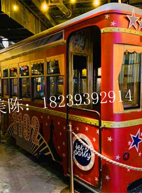 老爷车商业街婚纱摄影美陈装饰