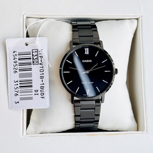 1B2 VT01D 黑暗之心商务非机械ins网红小黑 MTP 卡西欧手表CASIO