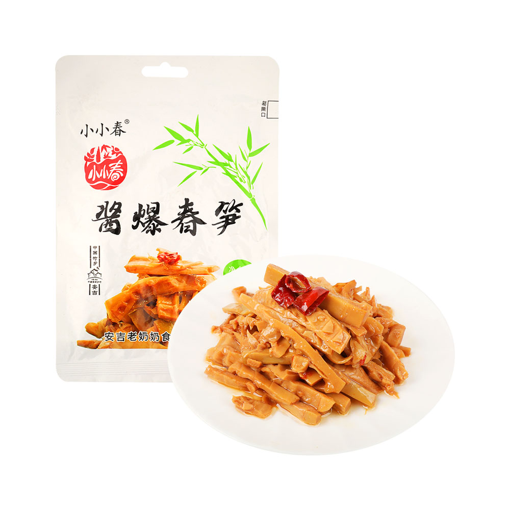 小小春安吉老奶奶酱爆春笋油焖笋