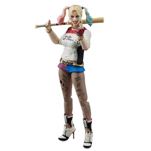 正版电影版小丑女哈莉奎茵DC手办HARLEYQUINN人偶关节可动多配件