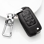 昕动车钥匙包真皮套 19款 适用于2019款 上汽Skoda全新昕动钥匙套14