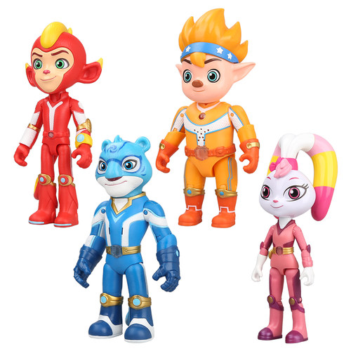 宇宙护卫队玩具全套2代公仔7寸可动人偶儿童风暴闪电彩虹男孩女孩