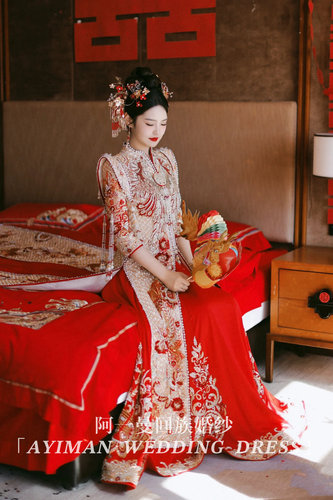 「出租」秀禾服2024新款新娘新中式出阁龙凤褂结婚嫁衣高端奢华