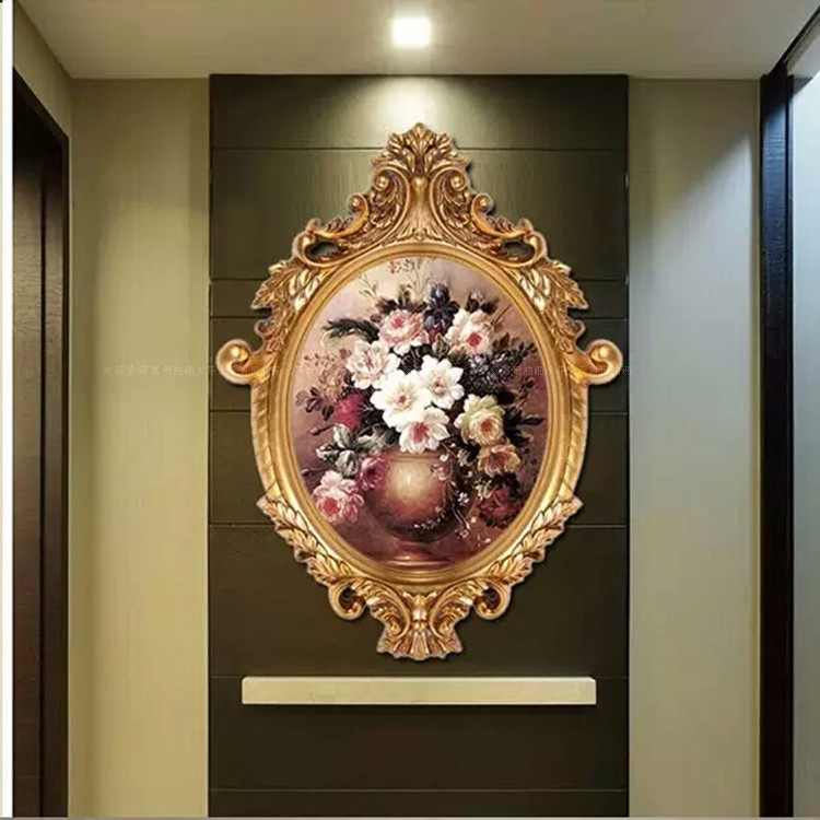 欧式纯手绘油画客厅别墅办公室餐厅玄关沙发背景装饰画壁画挂画图片