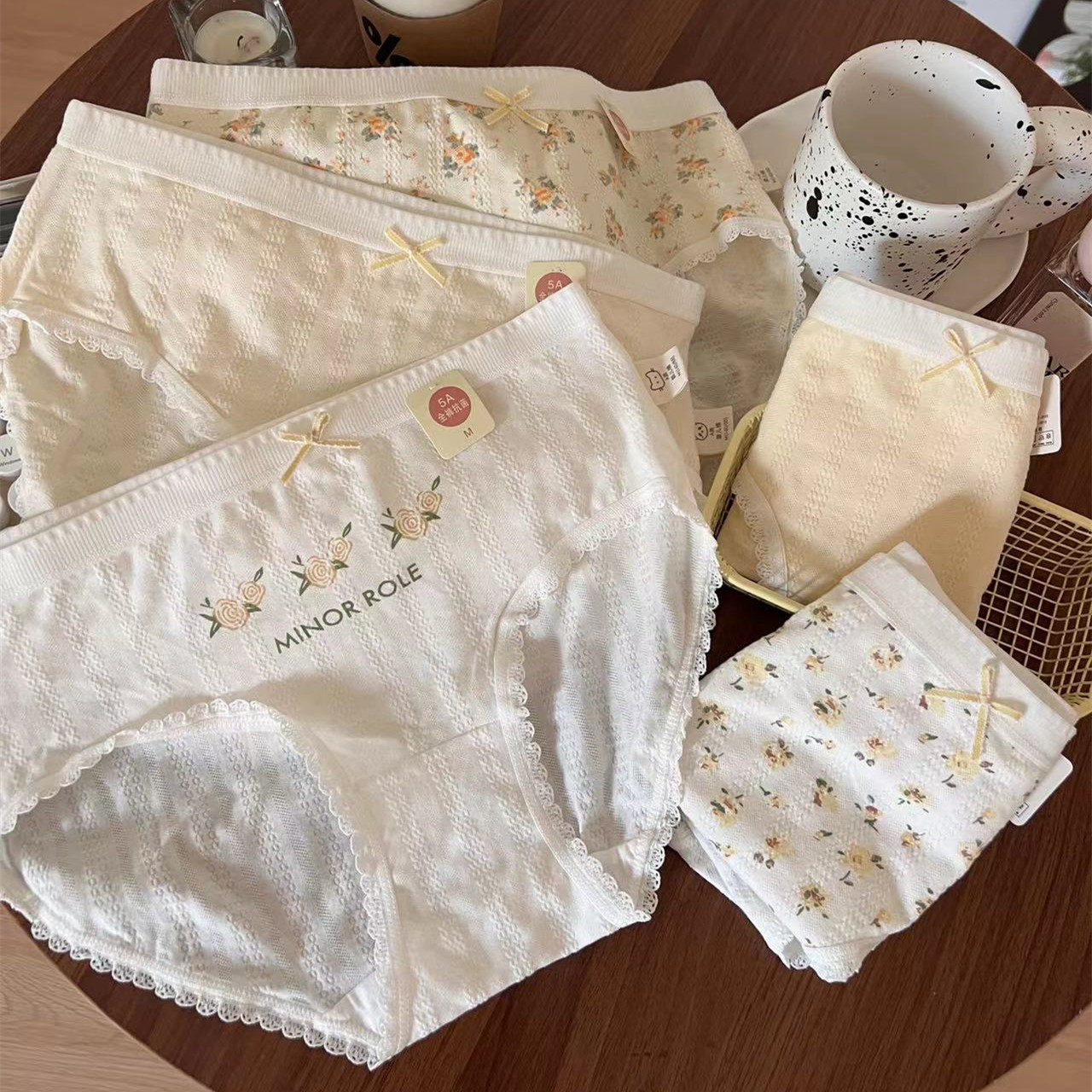 5A抗菌婴儿棉女内裤三角裤