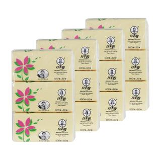 月丰收原木抽纸抽取式软包装母婴款纸巾大规格12包整箱批发