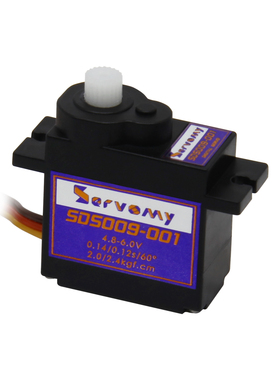SDS009-001-9克舵机高性价比塑胶齿大扭力顺滑数字伺服电机同ES08
