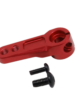 加高轻式金属舵机臂模型车21T、25T铝合金舵机臂M3/M2孔位黑红