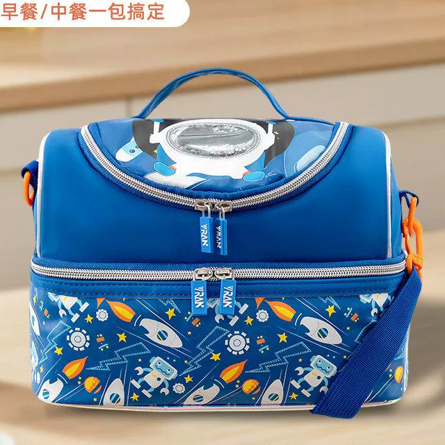 包新款女孩饭盒小学生手提斜挎