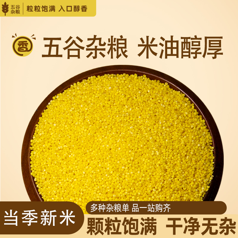 东北黄小米新米煮粥宝宝粥月子米