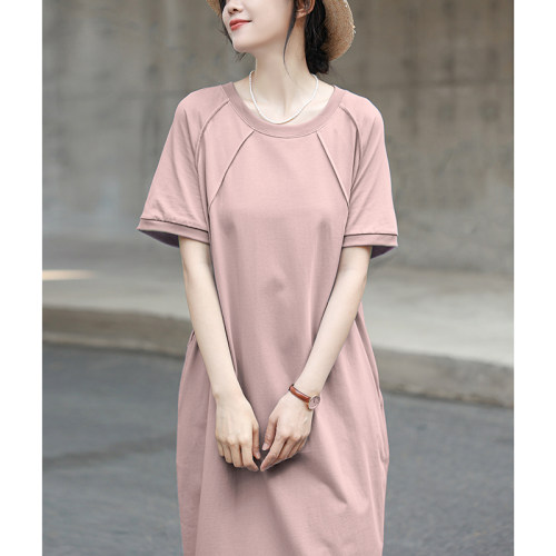 真正的匹马棉清爽舒服连衣裙