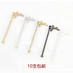 内衣内裤文胸店卡Aa柱上梯柱挂杆金属黑白色展示挂钩货柜支架服装