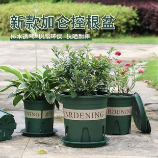 阳台加仑花盆透气控根盆多肉绿萝花盆塑料种植盆种花种菜月季 花盆