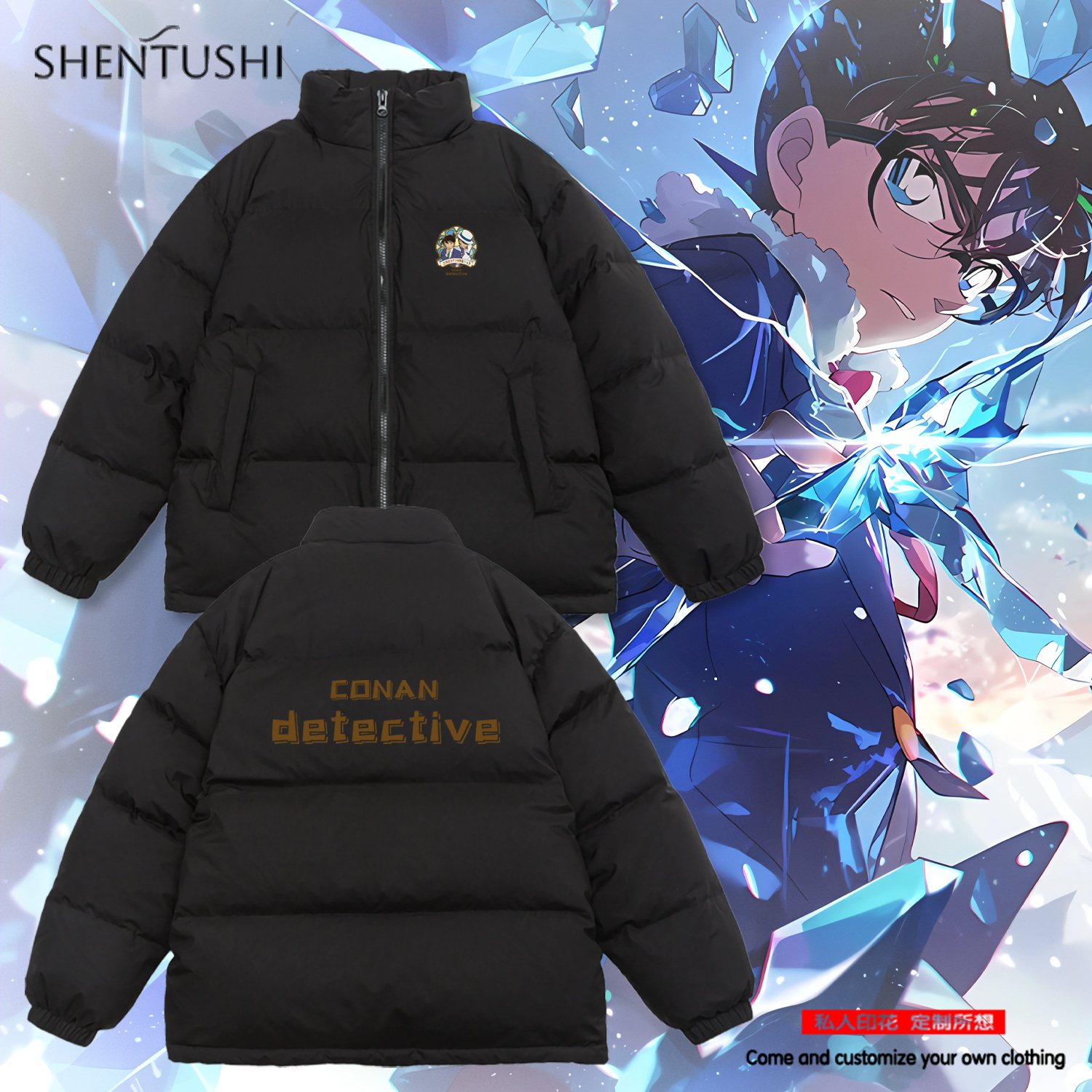 休闲立领冬季三防羽绒服