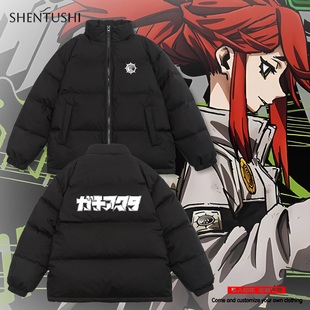 废渊战鬼莉釉路德cos动漫游戏周边白鸭绒男女学生显瘦保暖羽绒服