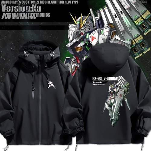 连帽秋冬新款宽松防风冲锋衣