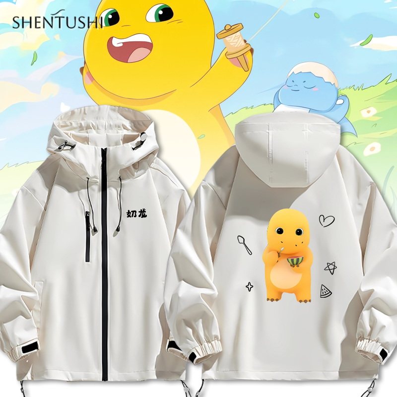 连帽秋冬新款宽松防风冲锋衣