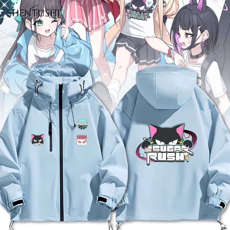 连帽秋冬新款宽松防风冲锋衣