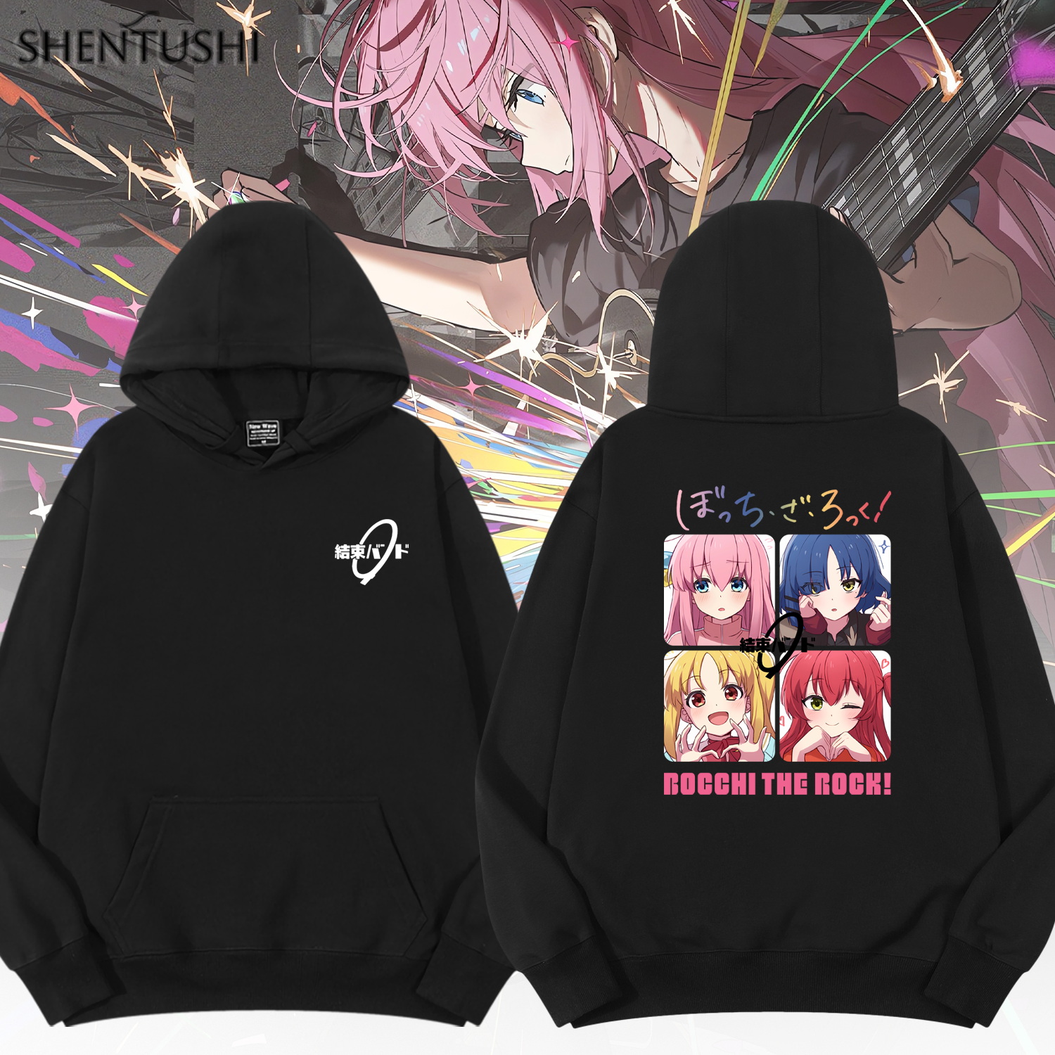 加绒柔顺亲肤保暖连帽卫衣