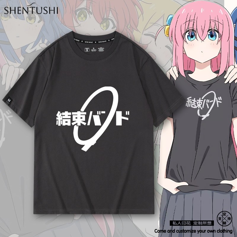 休闲宽松纯棉情侣短袖